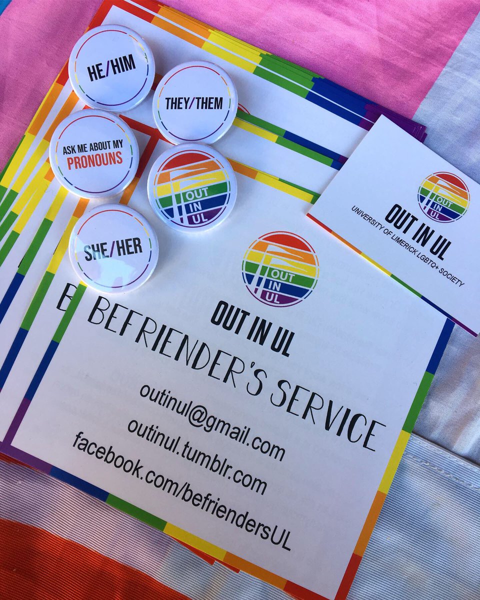 OutInUL's tweet photo. We had a load of fun at the open day today @UL ๐ Thanks to everyone who came to talk to us, canโt wait to do it all again tomorrow ๐ณ๏ธโ๐ #studyatUL #ulwolves #queerwolves #lgbtireland https://t.co/2bicUhLbcK