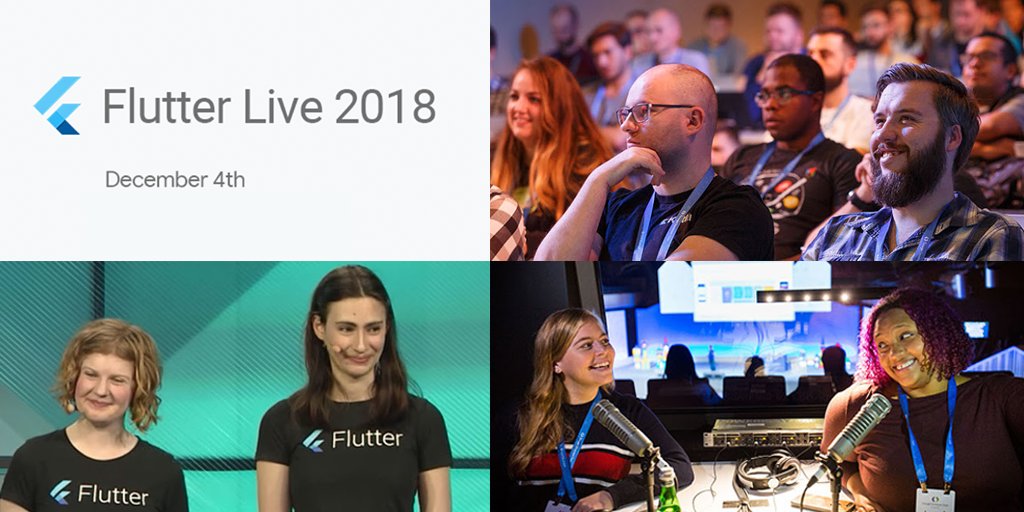 FlutterDev's tweet image. #FlutterLive registration opens Tuesday Oct. 23rd, 18:00 GMT+1 (10:00 AM PDT)!
This will be your chance to request an invite, but seating is limited. Please also register for one of our global viewing parties or tune in from home. The entire event will be livestreamed!