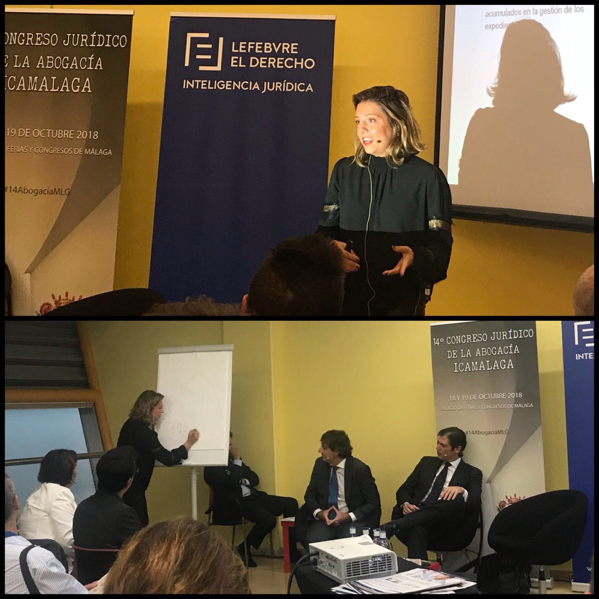 Magnífico taller sobre Legal Project Management que imparte  <a href="/SaraMolinaPT/">Saramolinapt 💡</a> en el marco del #14AbogacíaMLG. "La #innovación en los despachos supone además de ampliar conocimiento y carta de servicios, utilizar la #inteligencia #artificial para ser más ágiles y eficaces".