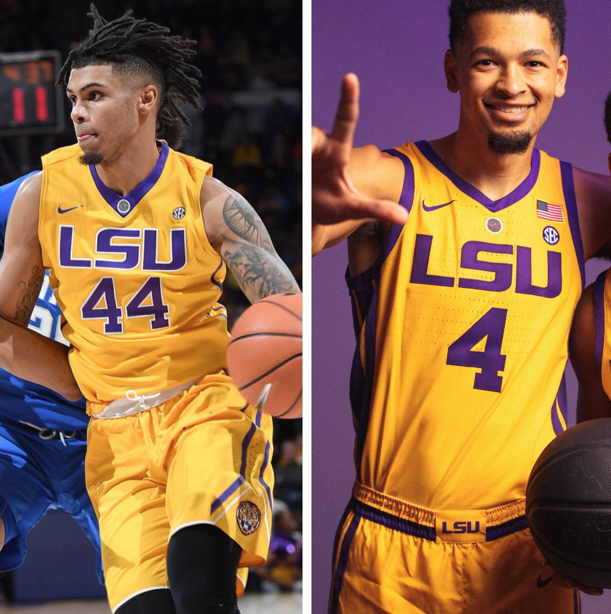 lsu basketball uniforms