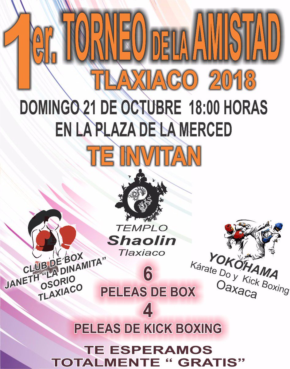 TlaxiacoBox's tweet photo. CLUB DE BOX JANETH " LA DINAMITA" OSORIO #Tlaxiaco #oaxaca TE INVITA https://t.co/LtaplFm95Z