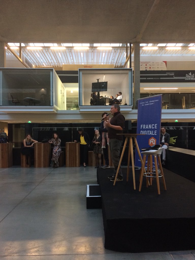 MCollinsEU's tweet photo. A great start to the @InvestEuropeEU #VCF2018 in Paris: @julsimon from @awscloud demystifying AI. Thank you @FranceDigitale @joinstationf &amp; @ParisRegion for making us so welcome. https://t.co/O1gAlMoCGE
