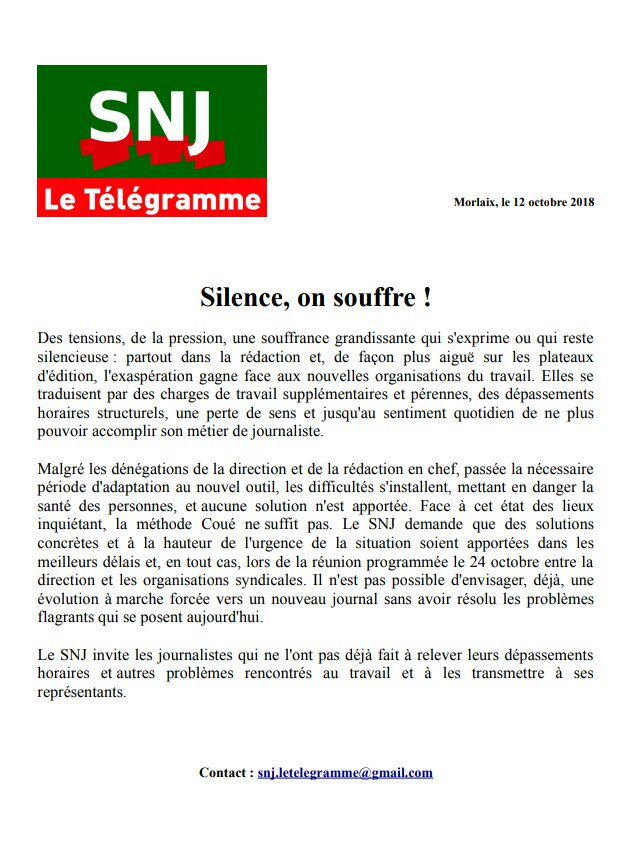 SNJTlgramme's tweet photo. Silence, on souffre https://t.co/tI0yoXaNSE