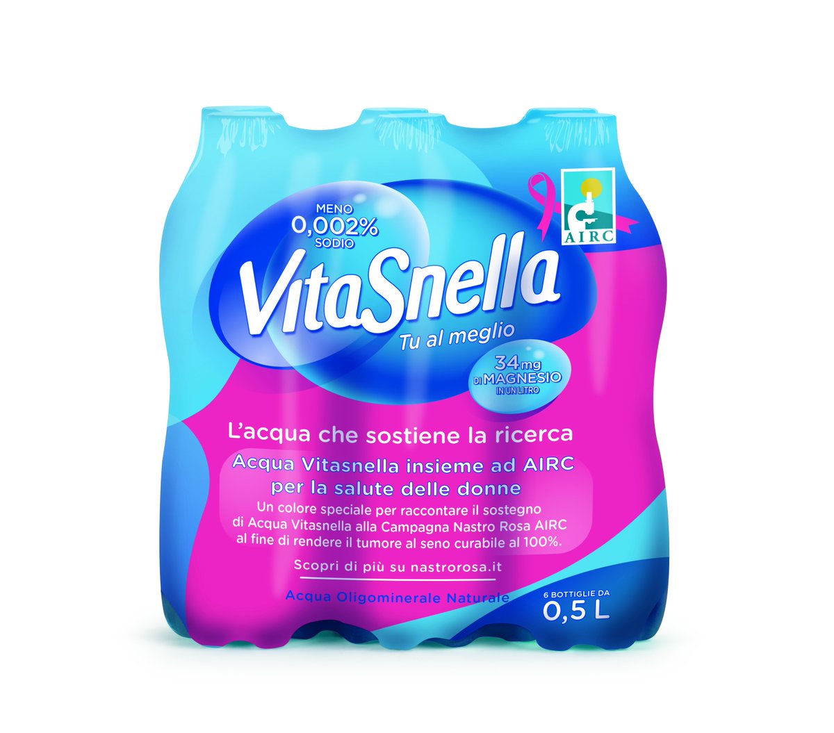Hai già trovato la bottiglietta in rosa di <a href="/AcquaVitasnella/">AcquaVitasnella</a>? È l'edizione limitata che sostiene la ricerca sul tumore del seno per la campagna #NastroRosaAIRC. Cercala nei punti vendita fino alla fine di ottobre. 
➡ acquavitasnella.it/partner/insiem…