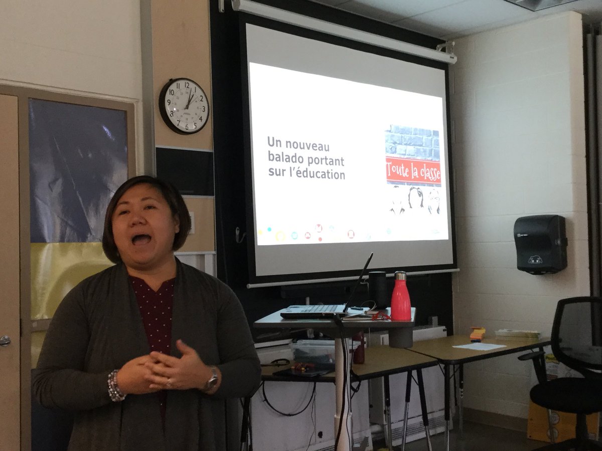 azzahamdi's tweet image. ⁦@ToutePour⁩ une présentation de ⁦@vickyfauteux⁩ du Balados Toute la classe #PIPNPE