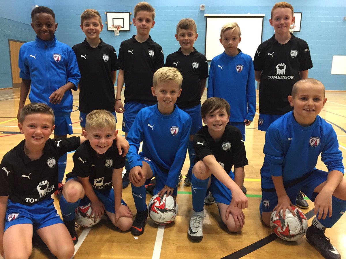 CluxtonNeil's tweet image. Futsal action at Shirebrook this evening for the Academy boys