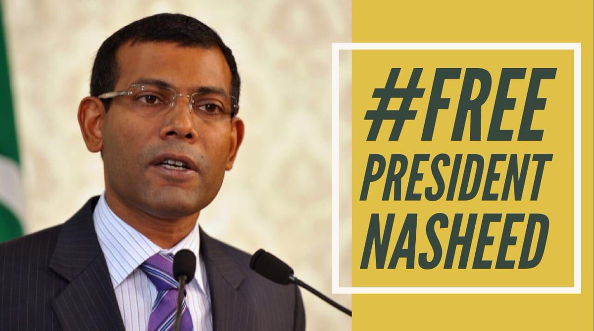 maumoonagayoom's tweet photo. #FreeAllPoliticalPrisoners https://t.co/J8VxbQSn94