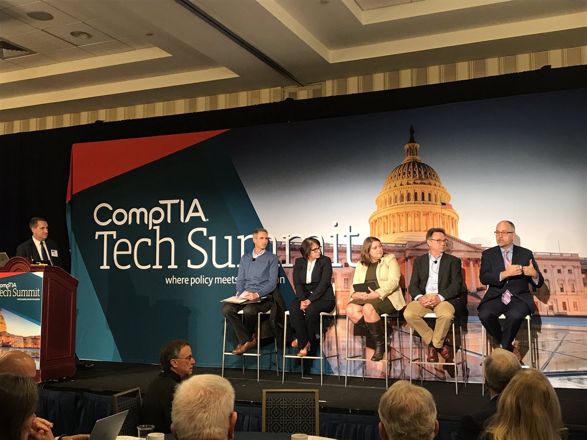 CompTIA_HHSTech's tweet photo. HHS outlook at #CompTIATechSummit with congressional staff, @APHSA1 @naspoVP @statemedicaid https://t.co/JYip2DF9Lp