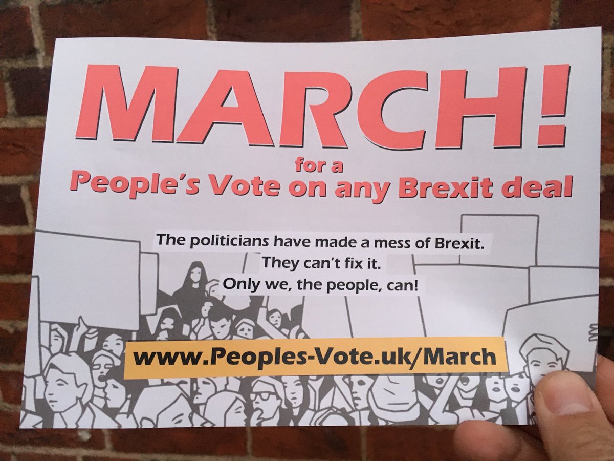 #PeoplesVoteMarch 20th October, 12pm, Park Lane.