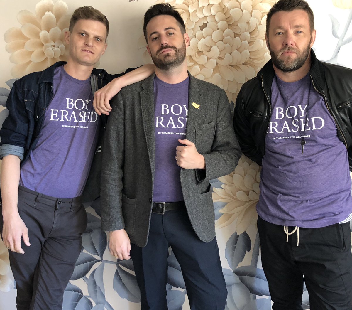 Happy #SpiritDay from the #BoyErased team. We stand with @glaad and #LGBTQ youth against bullying. #ChooseKindness