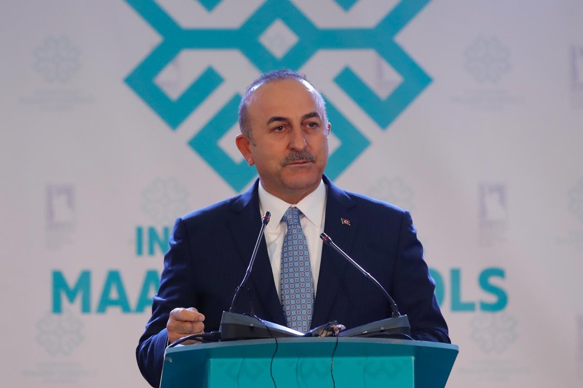 Mevlüt Çavuşoğlu en Twitter: "We delivered a speech at the opening ceremony  of the academic year of University of New York Tirana, transferred to  Turkish Maarif Foundation, and emphasized the priority in