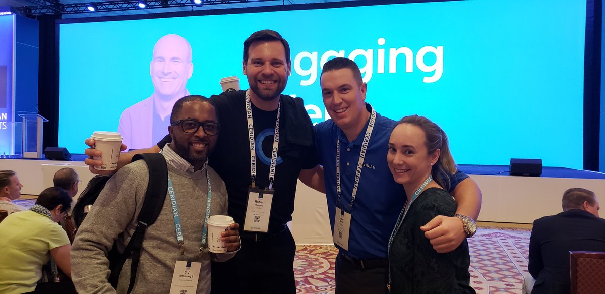 My favorite #CeridianINSIGHTS moment today was asking random stranger Ceridianites for a group hug to complete my Snap It mission! #contest #newfriends