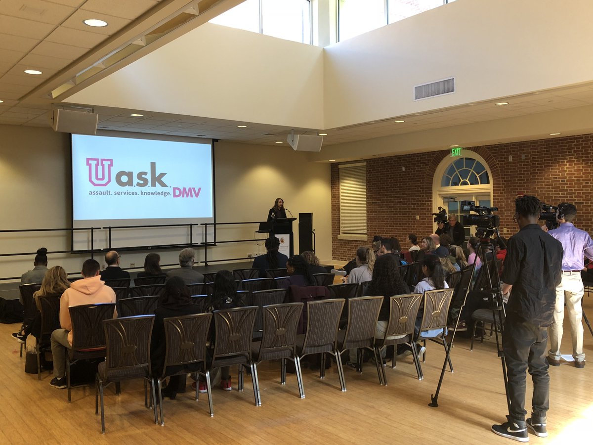 RuleofThumbUMD's tweet photo. Such an amazing app launch event for @UASKDMV with @mencanstoprape &amp; our friends @BowieState! Make sure to download the app today for more resources! 

#UASKDMV #ruleofthumbUMD #ItsOnUs https://t.co/N6DxOLs0mK