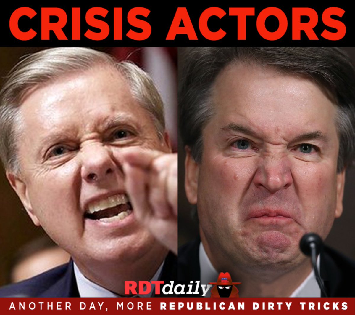 REALTaraDevlin's tweet image. Waaaaaa!!! #GOPvictimitis in full effect! 

#KavanaughisGUILTY #GOPhatesUSA #GOPhatesWOMEN #TrumpCrimeFamily #GOPFascists