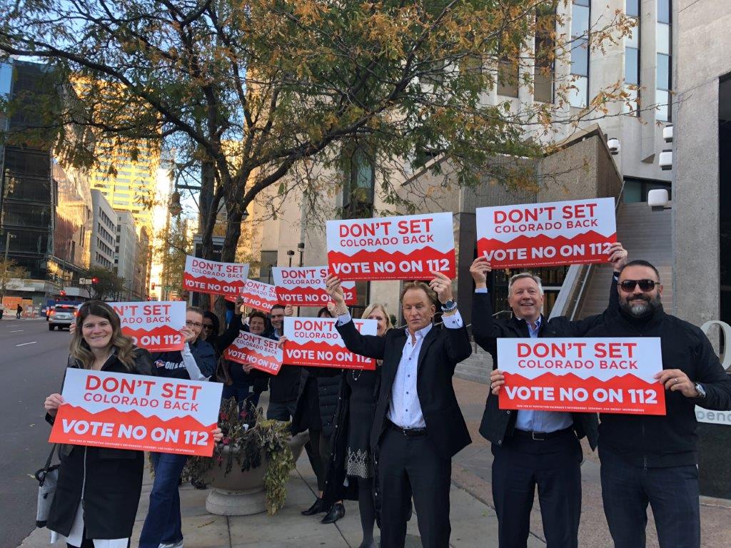 ColoradoOilGas's tweet image. Our friends and neighbors showed up big Tuesday all over the state to express their thoughts on the job-killing, mile-wide setback measure. Tag us with your pics! Vote #NoOn112 #oilandgasISColorado #copolitics