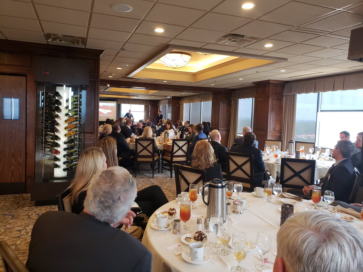 McKinneyTxEDC's tweet photo. At the @ntccim October luncheon with Chris Wallace, President and CEO of the @NTxCommission . Networking and sharing opportunities available in @CityOfMcKinney at Park City Club. #CRE #NTCCIM #NTXCommission #McKinneyTX https://t.co/Tq9zM9uaaj
