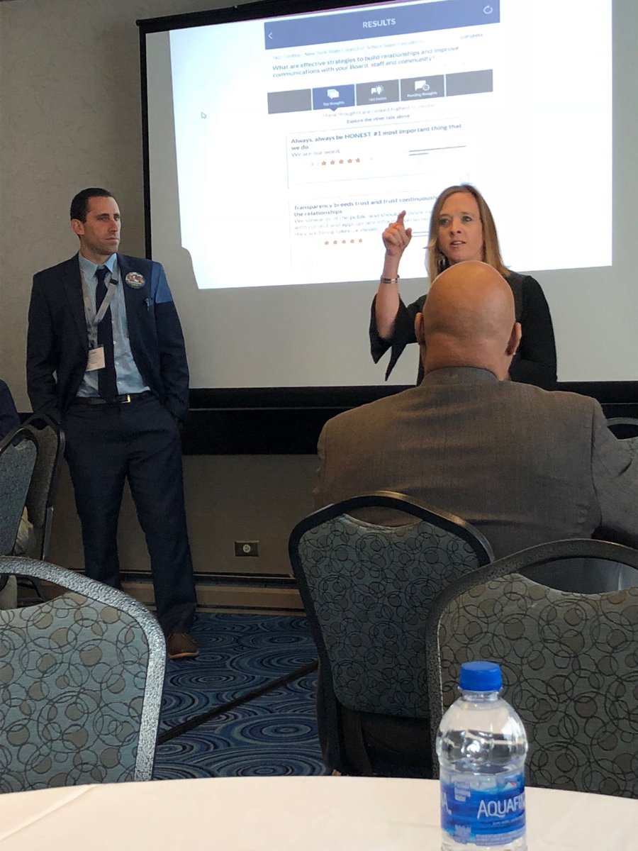 CosimoTangorra's tweet image. ⁦@JazzConboy⁩ and ⁦@Greg_Berck⁩ lead a communication workshop for Supts at the Thought Leadership Summit #NYSCOSSTLS