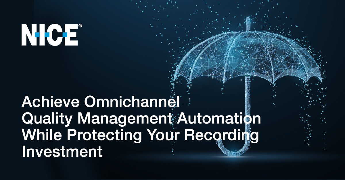 Get the best of both worlds: Preserve your recording platform investment and use a next-generation quality management technology to enable advanced omnichannel quality monitoring. 

Learn how here >>
okt.to/4BgKto

#omnichannel #custserv #customerexperience #WFO #CX