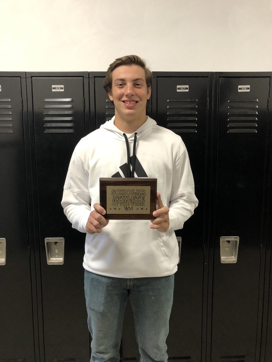 Coach__OBrien's tweet photo. Congratulations to Andrew Kinney @akkinney07 for being named WTOV9 Scholar Athlete of the week. 

@JulianneWTOV9 
@REWildcats 
@EHScatsFootball 
@EDISONBASEBALL_ https://t.co/7dGD8Gfe6E