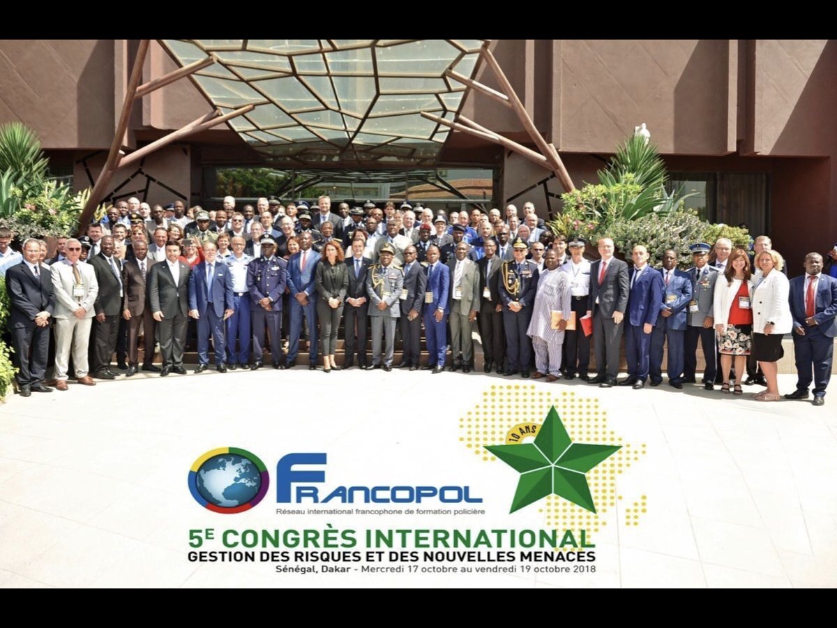 La diversité des participants au congrès #FRANCOPOL #Dakar : 164 participants en provenance d’une vingtaine de pays de la @OIFfrancophonie