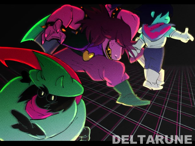 たいへんたのしかったです!!!!#DELTARUNE 