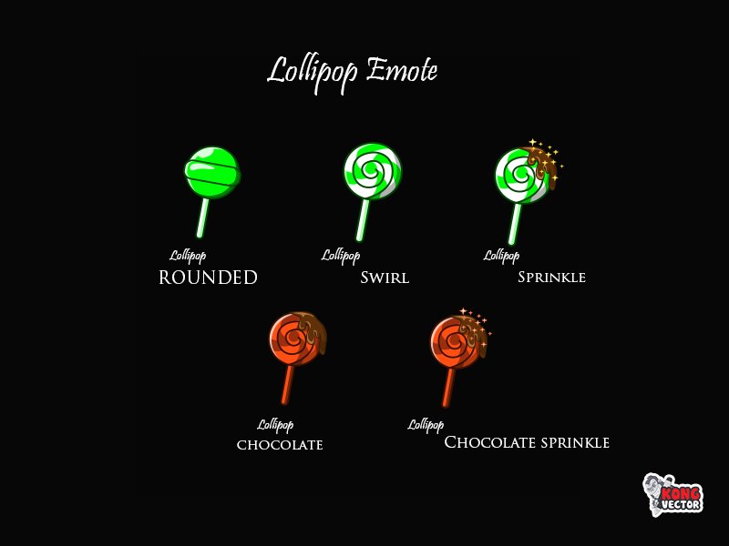 KongVector's tweet photo. this is " Lolipop emote" 
made by us for client 
want to get emotes like that
if interested, contact me at kongvector@gmail.com
#lolipop #emote #twitchemote #Rounded #swirl #sprinkle #chocolate #chocolatesprinkle #Character #emoji #twitch #cute #fun #funny #artwork #Character https://t.co/QuWWS3zWLP