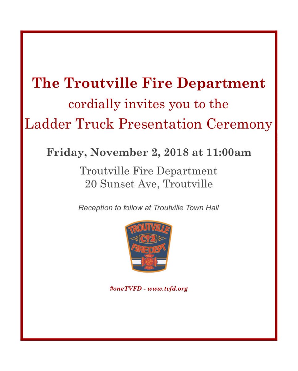 Troutville Fire Dept tweet media