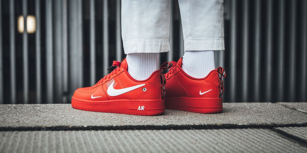 orange air force 1 07 lv8 utility trainers