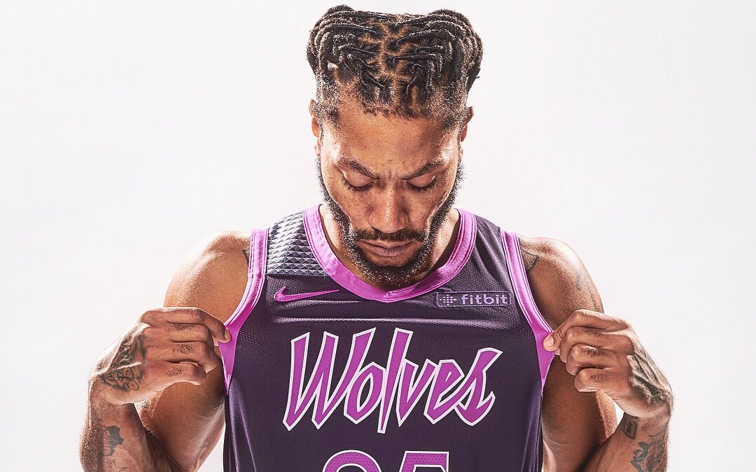 derrick rose city jersey wolves