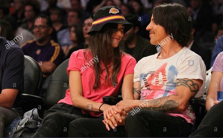 I still can t believe my dad is in the background of this photo. Happy Birthday Anthony Kiedis 