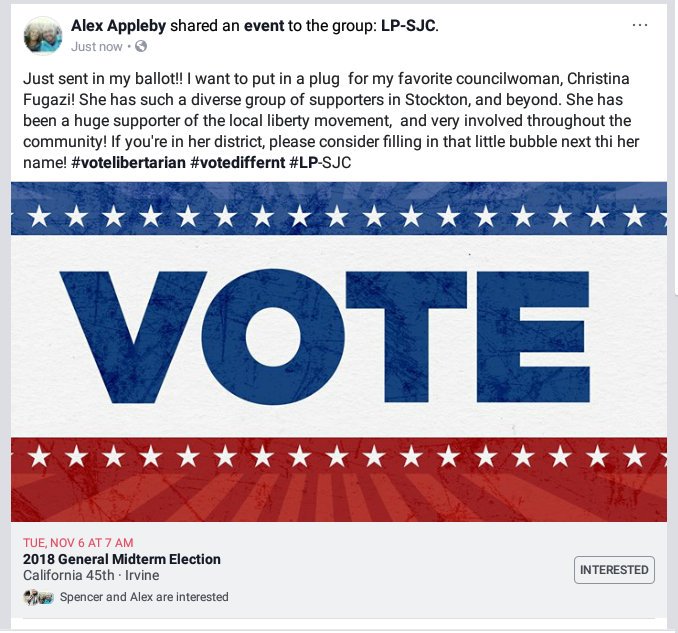stocktonrestore's tweet photo. Save Swenson isn't in @ChristinaFugazi district but as @Stocktonopolis once wrote "a good council person works for the entire city" and that's why they are so enthusiastically supporting her. Also add Libertarian Chairman @alexappleby to the diverse group of supporters. https://t.co/IiTrujfLyA