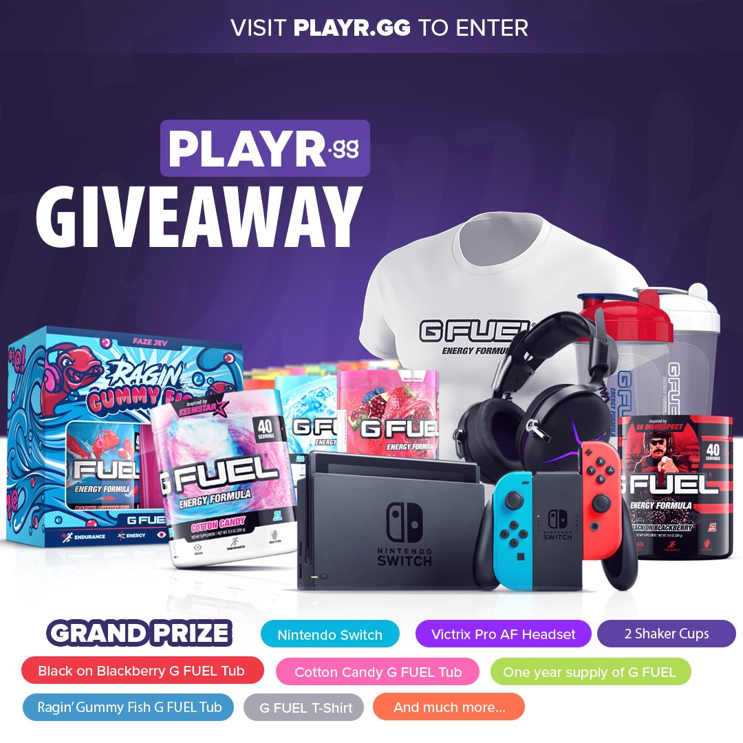 G FUEL® on Twitter: "🚨 GIVEAWAY ALERT 🚨 We've teamed up ...