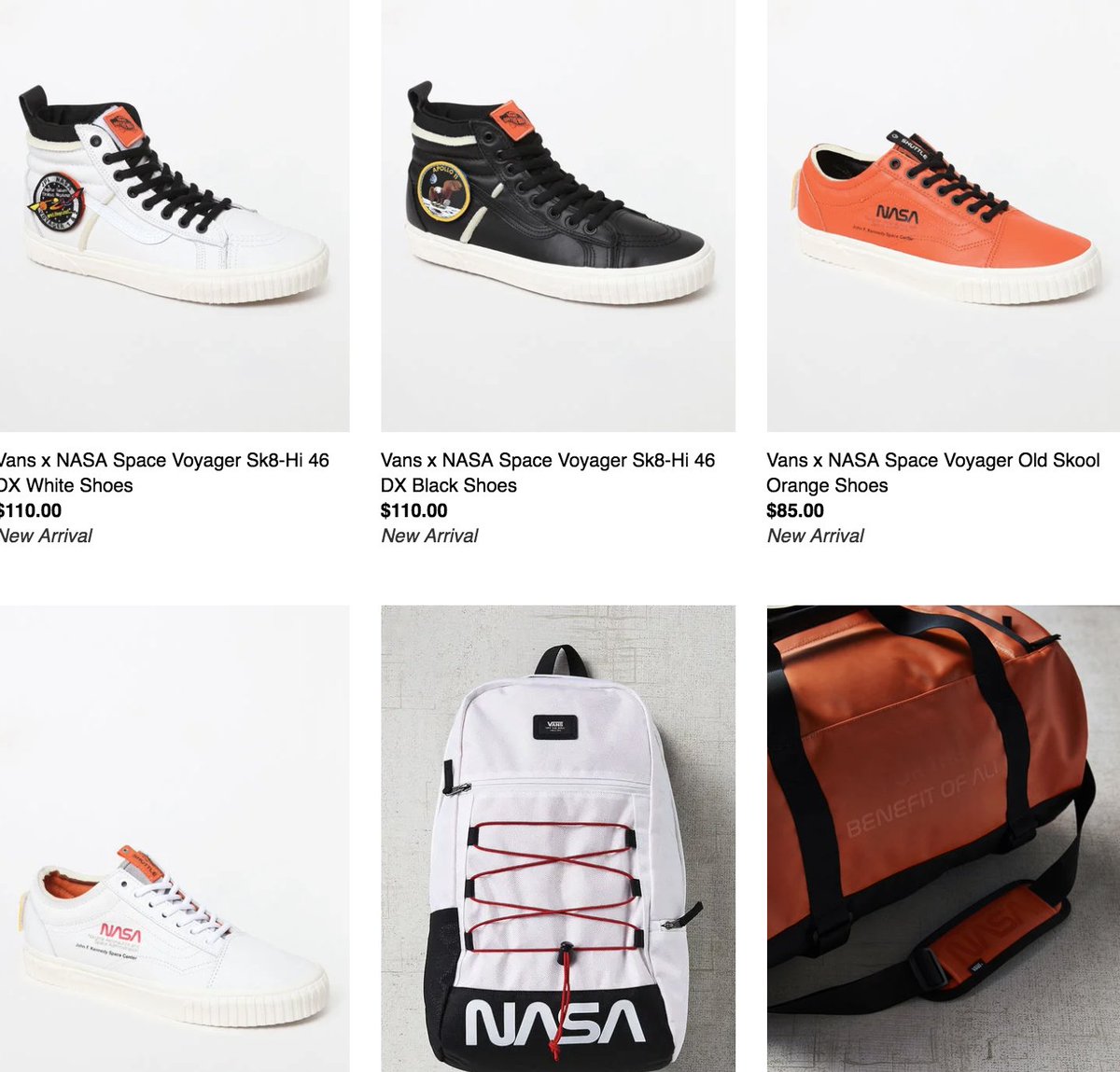vans x space voyager backpack
