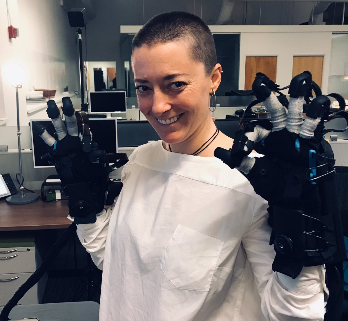 Really enjoyed giving these bad boys a spin this evening. Thank you #haptx !