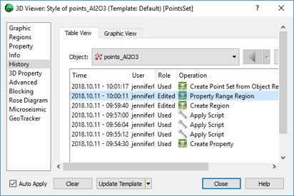 MiraGeoscience's tweet photo. November’s #tip - find out from what commands an object was created or see which commands were run on it. History. #gocad #mining suite #3Dmodeling https://t.co/6OXszDmuKu https://t.co/wiIRgmQXuP