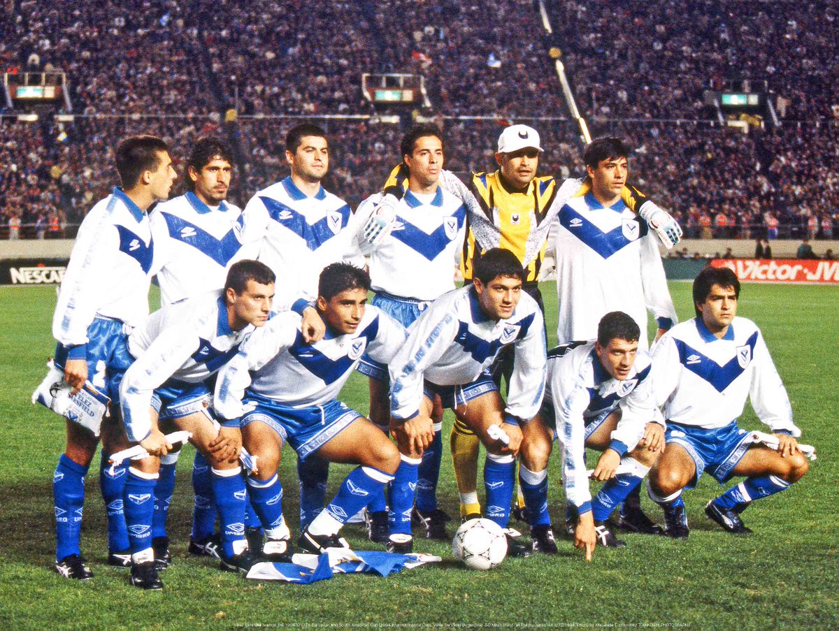 Vélez Sarsfield team in the 1994TOYOTA European and South American