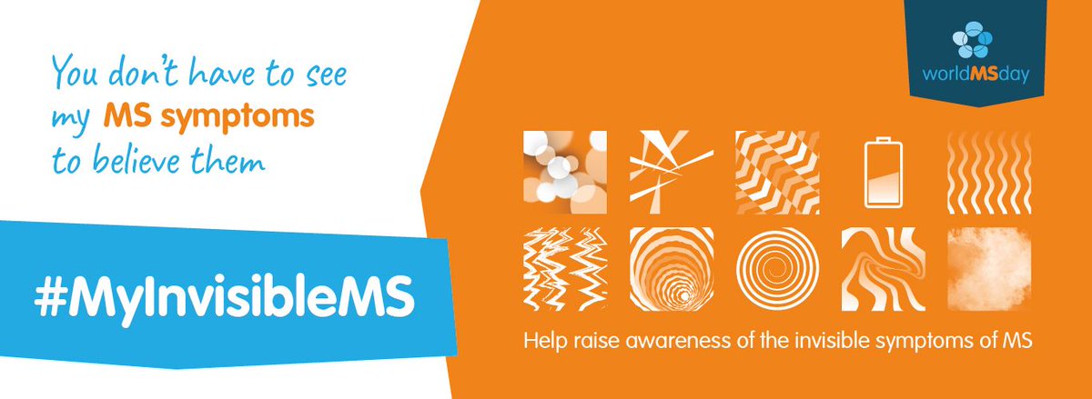 wearemsplus's tweet photo. World MS Day 2019 campaign has been announced!
Theme: Visibility
The 2019 campaign will be called 'My Invisible MS #MyInvisibleMS. Watch this space for more content in 2019! For more information about World MS Day 2019, click here: https://t.co/OPJHSviUnm #MSGetInvolved https://t.co/VMTBi2ndsH