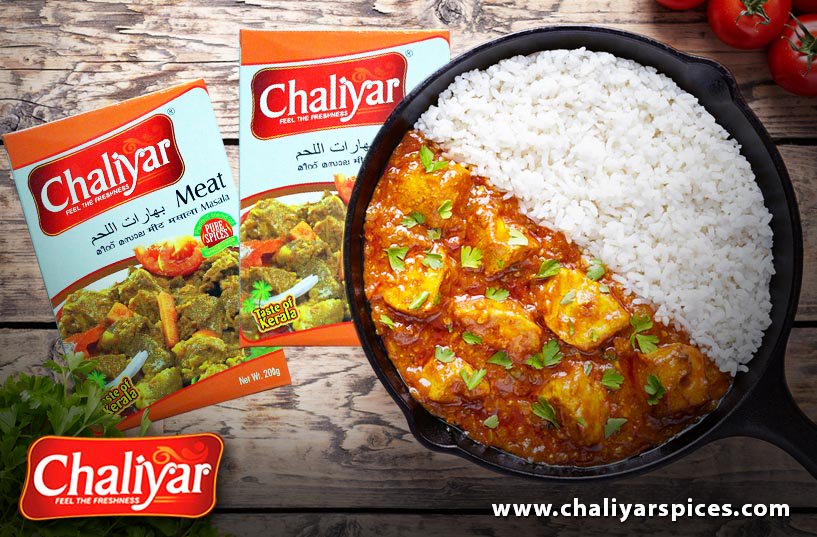 Chaliyarspices's tweet photo. @Chaliyarspices Are you hosting guests over for dinner?Blend together your unique meat recipe with #Chaliyar Meat Masala and treat their taste buds to its distinct flavor and aroma.#ChaliyarMeatMasala #Spices #SpicesofIndia #MysearchUAE #DubaiSpices #curryPowder #UAE #Traditional https://t.co/bPda0Pb6HT