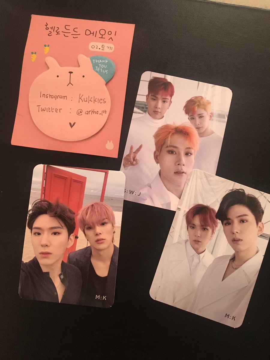 artha_pt's tweet photo. Help me RT
WTT Monsta x photocard are you there
🐹Have : MH-KH | JH-WH-SH
🐻Want : IM-HW (the 2nd pict)
INA 🆗 || WW 🆗
#TRADEMX
@MXTradeINA @monstaxtradeINA https://t.co/6enNxag4hW