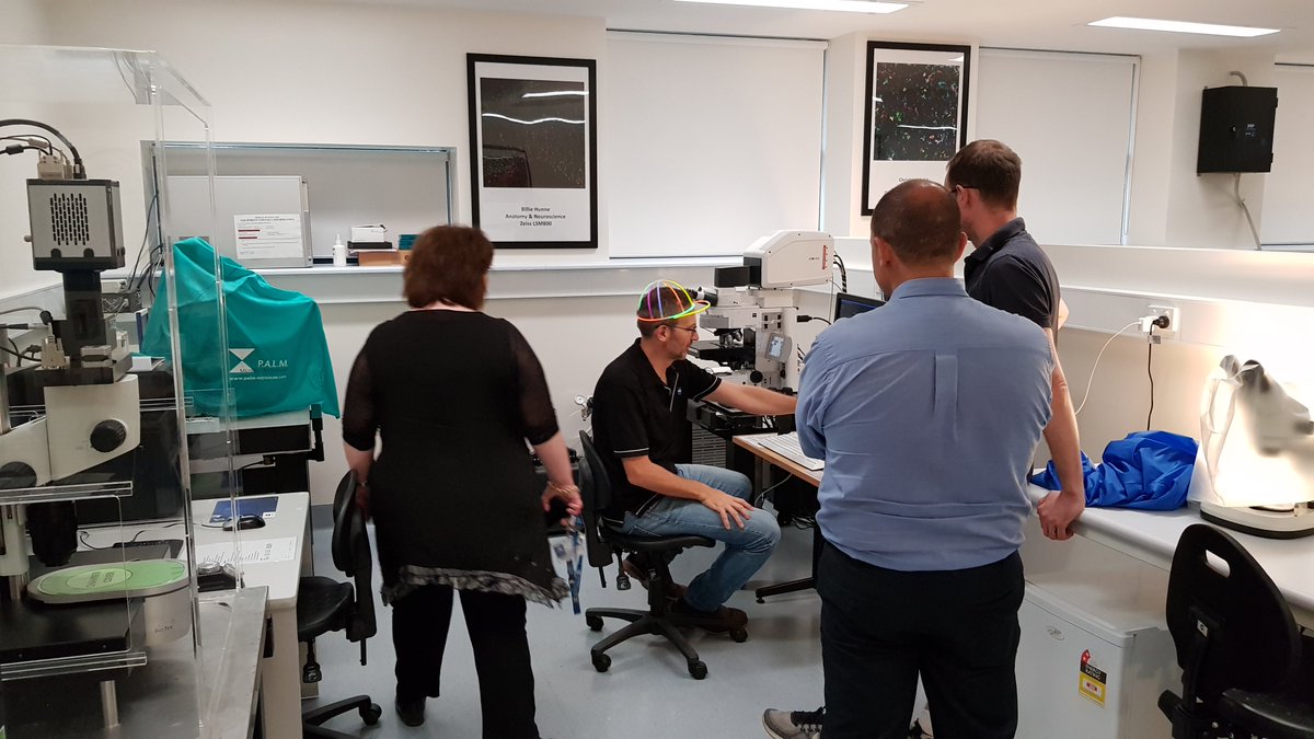 Today, we officially opened and moved instruments into our new facilities in Level 8 , Medical Building, #University of #Melbourne @unimelb @BOMPUoM 
Thanks for joining our lab tour and morning tea. 
#microscopy #Australia