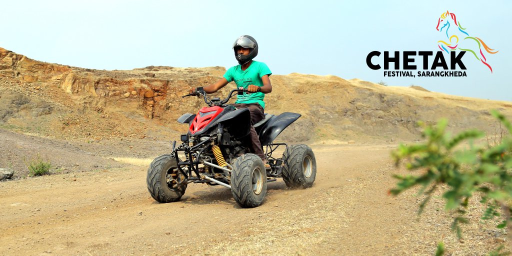 Enjoy the thrill of speed on Quad Biking as you steer on dirt-filled trails, rugged roads and the ups and downs of a rustic terrain.
To Know more visit: bit.ly/2SuHX5G⠀

#chetakfestival ⠀
#Offroading #Adventure #offroaderlife #offroadlife #horsefestival #glamping