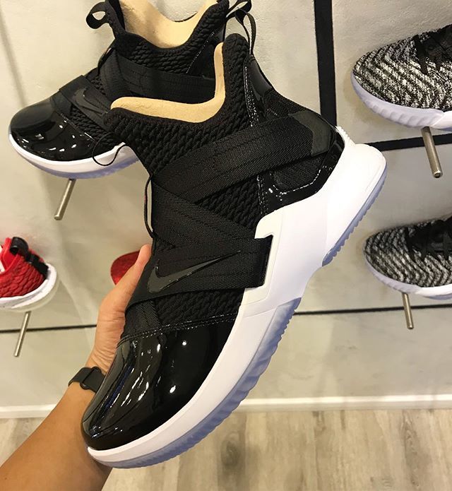 lebron soldier 12 patent leather