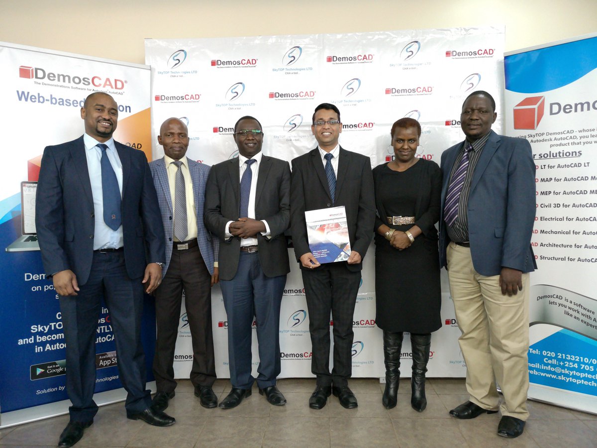 SkyTOPOfficial's tweet image. SkyTop Technologies on the 25th October, 2018 signed a new distributor ADCC International East Africa ltd. ADCC which is one of the largest distributor of Autodesk products has partnered with SkyTop technologies in marketing DemosCAD to AutoCAD users. #ClickATool #DemosCAD