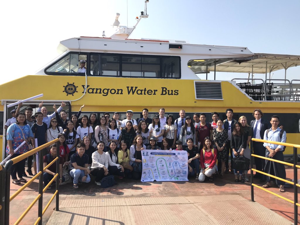 Great to experience #Water in the City #Yangon with 40 Myanmar water leaders #waterMM important sharings by YCDC on Sewerage System and Waste Water Treatment Plant myanmarwaterportal.com/news/812-%E2%8…