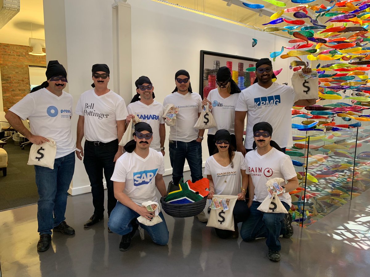 Halloween Day at Sygnia! State Capture investment team went to town. 😂😂😂😂