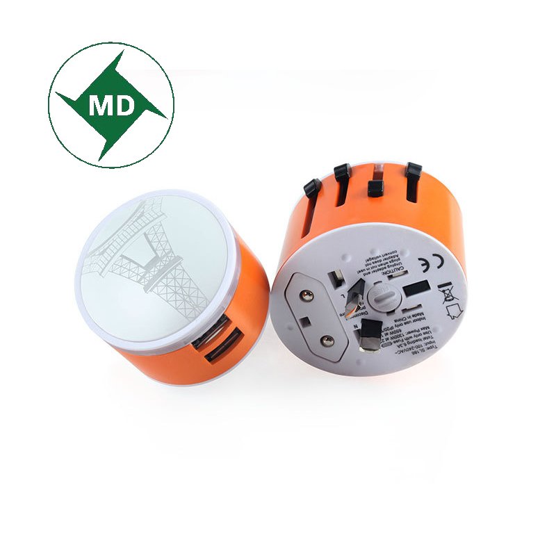 ModiSocket's tweet image. MD180 USB universal socket plug
Seat size: L*W*H=58*61.5*86 (mm)
Product weight: 149.4g
Rated input: 6A/ ac100-250v
Rated output: 6A/ ac100-250v /2200W
Output of USB module: 5V/ 3.1a
The using environment: - 20 ℃ to 40 ℃
Certification: CE, ROHS
