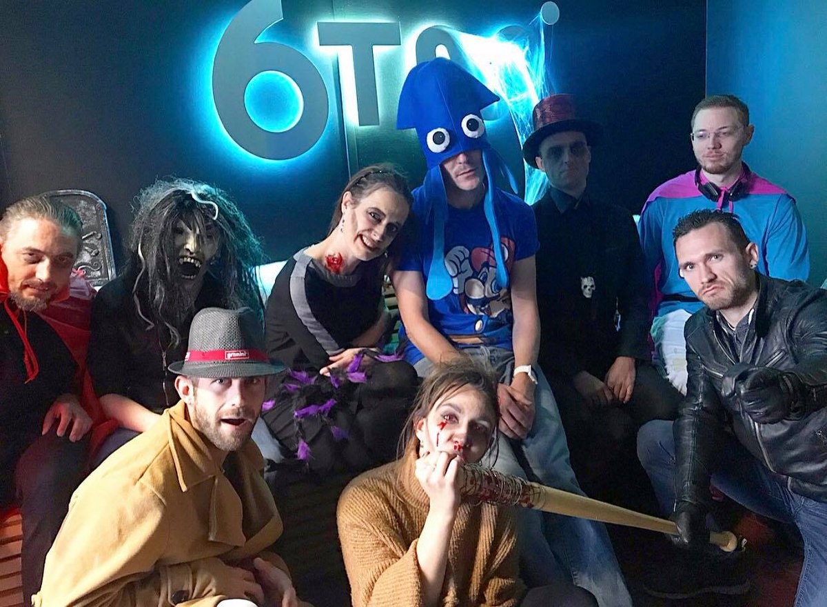 Team6TM's tweet photo. [#Halloween] Notre belle brochette de personnages démoniaques vous souhaite un #HappyHallowen ! 👻 Passez de bonnes #vacances ou un bon weekend au son de la #Toussaint ➡️ https://t.co/wVozXi3y7f. 🎶💀 https://t.co/9RwtMCP8Cx