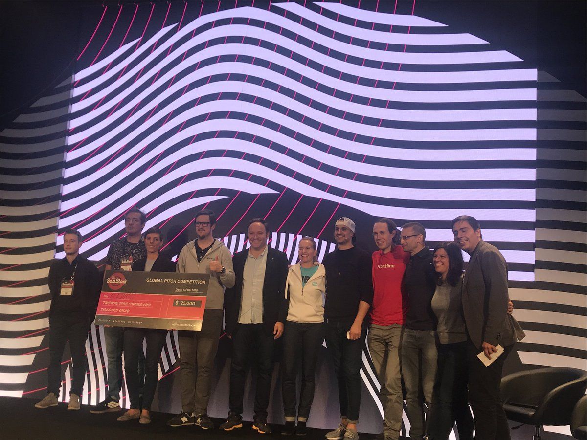 We can't leave October without shouting out to the amazing female founders who went home with all the prizes at <a href="/SaaStock/">SaaStock</a> this year 😎 <a href="/CrisVilaVives/">Cristina Vila</a>, CEO of @CledaraHQ, <a href="/mariricki/">Marianne B Ricketts</a>, CEO of <a href="/VIBB_IO/">VIBBIO</a> and last but not least our CEO <a href="/emnaghariani/">Emna Ghariani</a> 💪 buff.ly/2Jr8BIg #SaaS