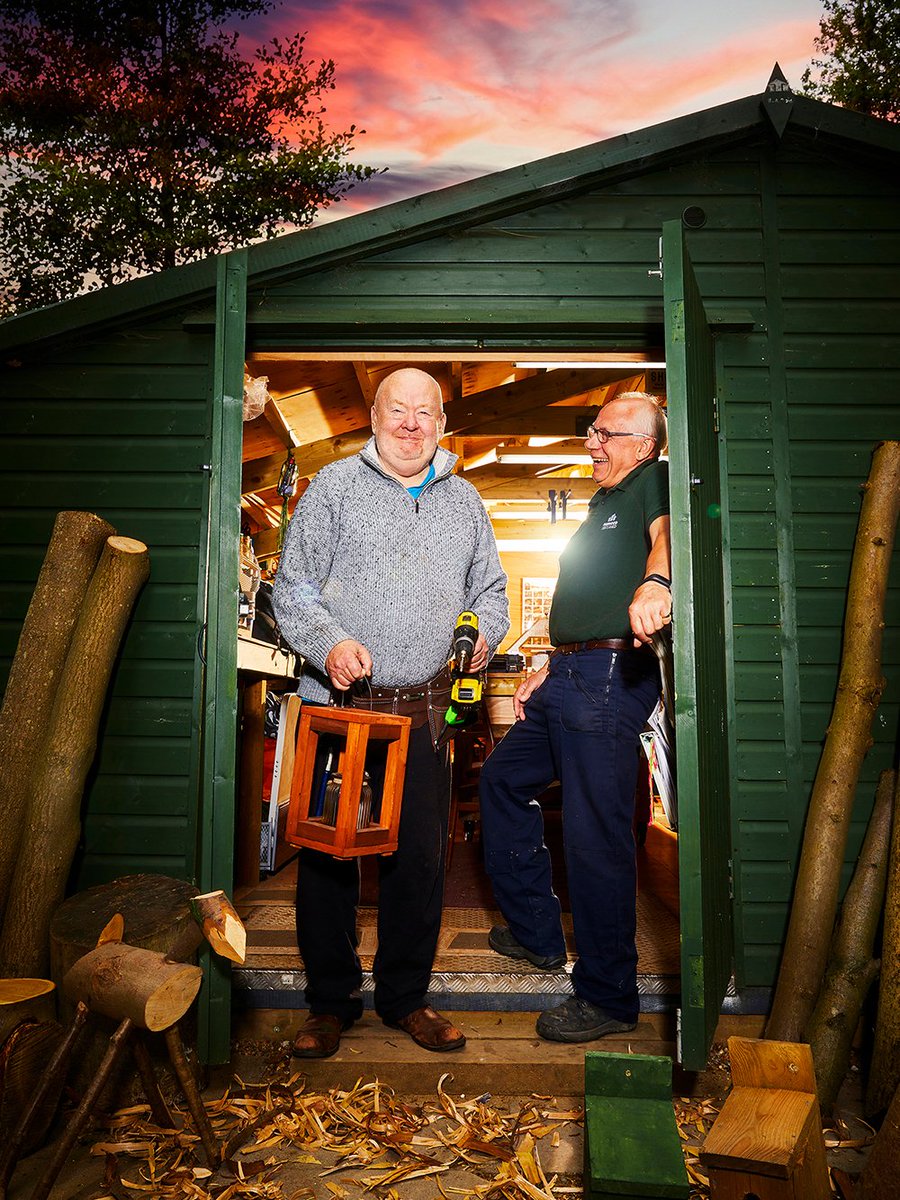 RoyalVolService's tweet photo. Sneak peek at our fabulous @nickyJphoto images on display at our photography exhibition 31 Oct – 5 Nov 2018. Featuring our community companions service in #Kensingston &amp; #Chelsea, and our Sherwood Shed project in #Kent. #RVS80 #Teaser @AsdaFoundation  @UKMensSheds https://t.co/CpgWQhFYzu