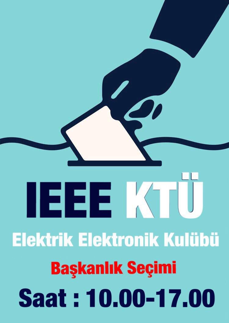 1 Kasım Perşembe günü 10:00-17:00 saatleri arasında başkanlık seçimi olacaktır. Kulübümüze bekliyoruz.